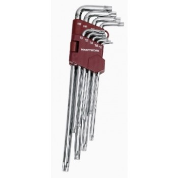 Set 9 delni torxi z luknjo TX T10 - T50