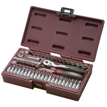Set 50 delni kovček z natičnimi ključi 1/4"