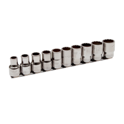 Set nasadni ključ 1/2" kratki 12 robi na nosilcu 10 delni od 10 - 22 mm