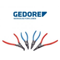 Klešče zeger set 4 delni Gedore zunanje in notranje ravne in krive 90*