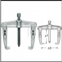 Snemlec 2- kraki drsni, os 1" 450 mm Hazet