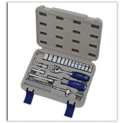 Set nasadnih ključev 1/4" 35 delni z ragljo kratki
