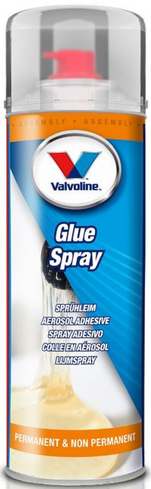 Sprej lepilo Glue Spray Valvoline 500 ml MM orodja Trgovina z orodjem